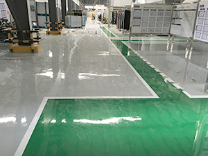 汽车配件公司车间环氧地坪