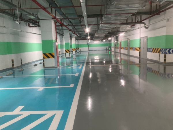 金牛区地下车库焕新记：环氧地坪施工全记录