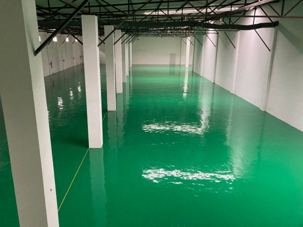 郫县科技公司环氧平涂地坪施工高效交付