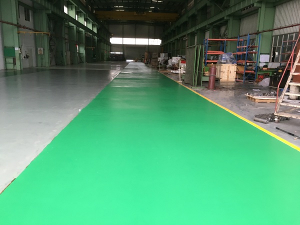 海瑞克隧道设备有限公司环氧地坪施工项目圆满交付