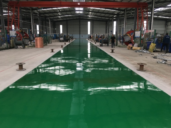 彭州新超电缆厂环氧地坪施工：为工业生产赋能